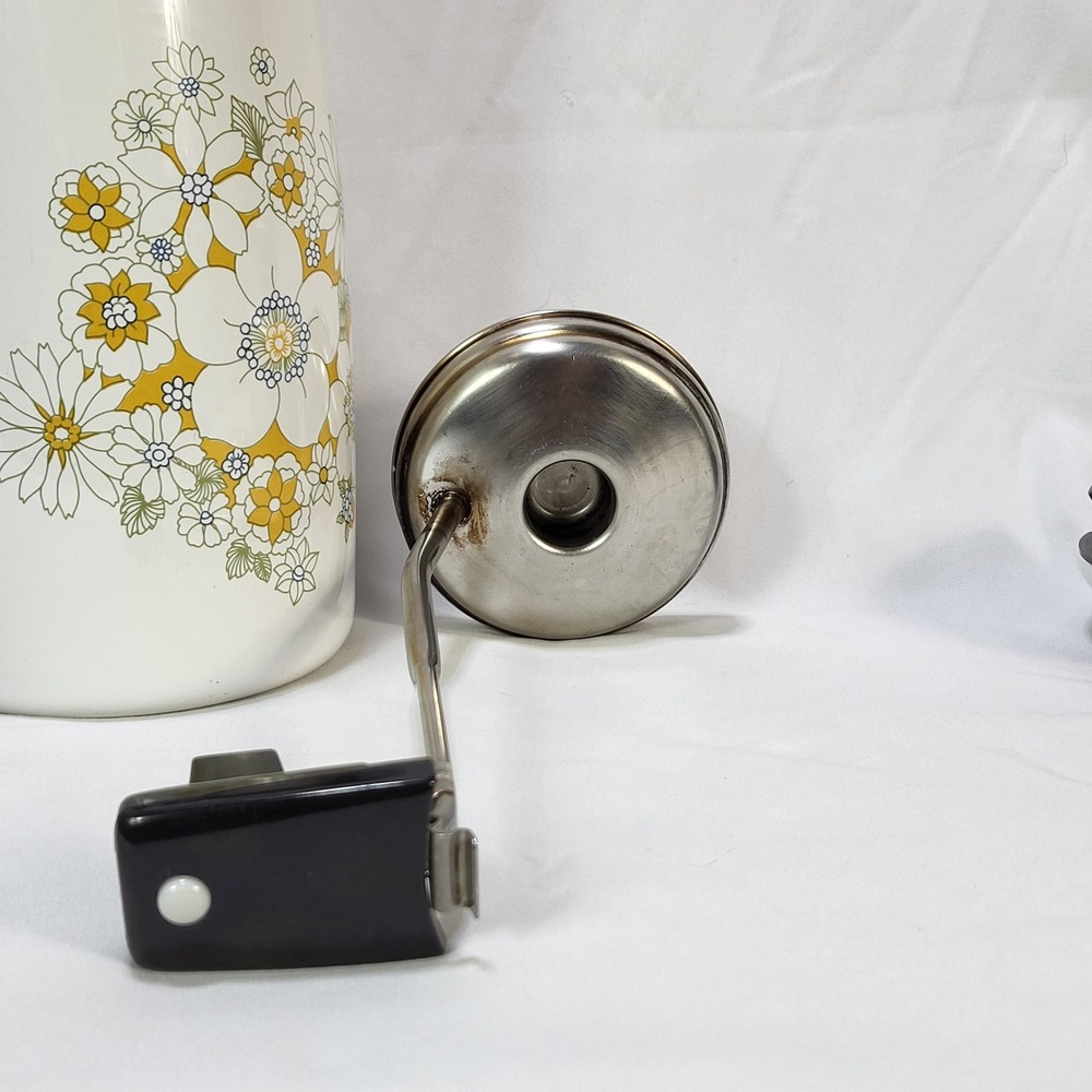 VTG 1970s Corning Ware Floral Bouquet 10 Cup Electromatic Percolator Coffee Pot - Picture 16 of 16